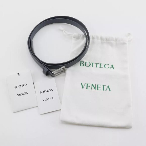 BOTTEGAVENETA belt Blue gray Calfskin mens main image 7